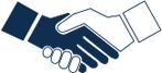 Image of shaking hands representing Venture Partnership